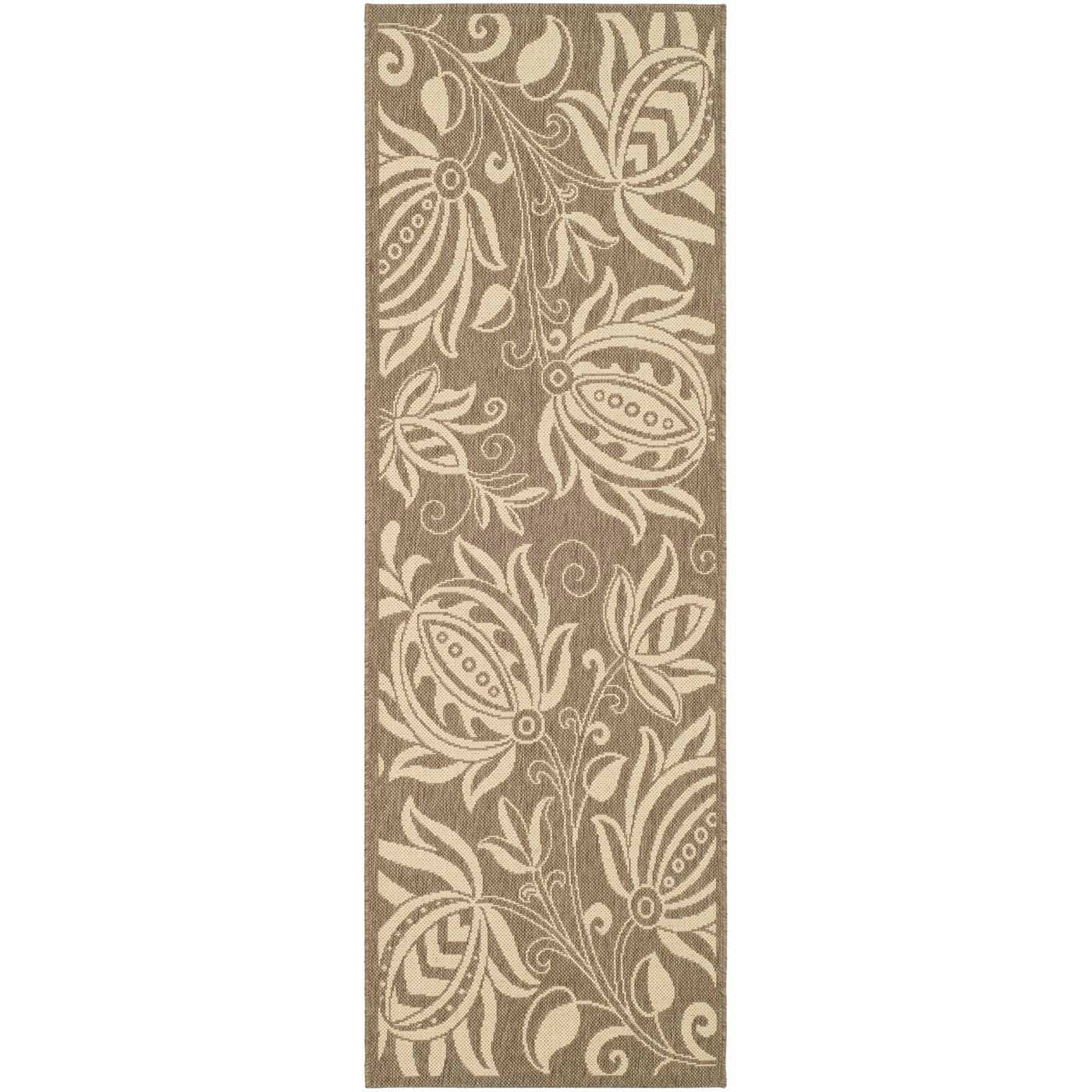 Safavieh Courtyard 2961 Natural Rug, CY2961 - Brown / Natural