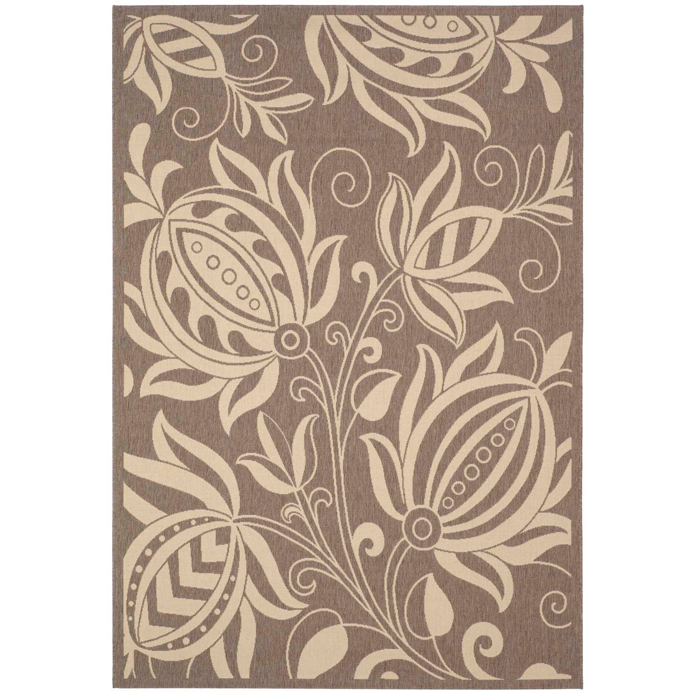Safavieh Courtyard 2961 Natural Rug, CY2961 - Brown / Natural