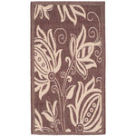 Safavieh Courtyard 2961 Natural Rug, CY2961 - Chocolate / Natural