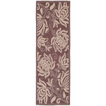 Safavieh Courtyard 2961 Natural Rug, CY2961 - Chocolate / Natural