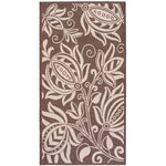 Safavieh Courtyard 2961 Natural Rug, CY2961 - Chocolate / Natural