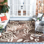 Safavieh Courtyard 2961 Natural Rug, CY2961 - Chocolate / Natural
