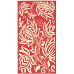 Safavieh Courtyard 2961 Natural Rug, CY2961 - Red / Natural