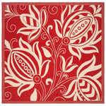 Safavieh Courtyard 2961 Natural Rug, CY2961 - Red / Natural