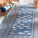 Safavieh Courtyard 6012 Beige Rug, CY6012 - Blue / Beige