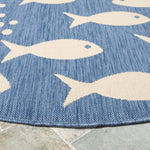 Safavieh Courtyard 6012 Beige Rug, CY6012 - Blue / Beige