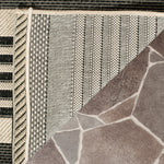 Safavieh Courtyard 062 Rug, CY6062 - Black / Bone