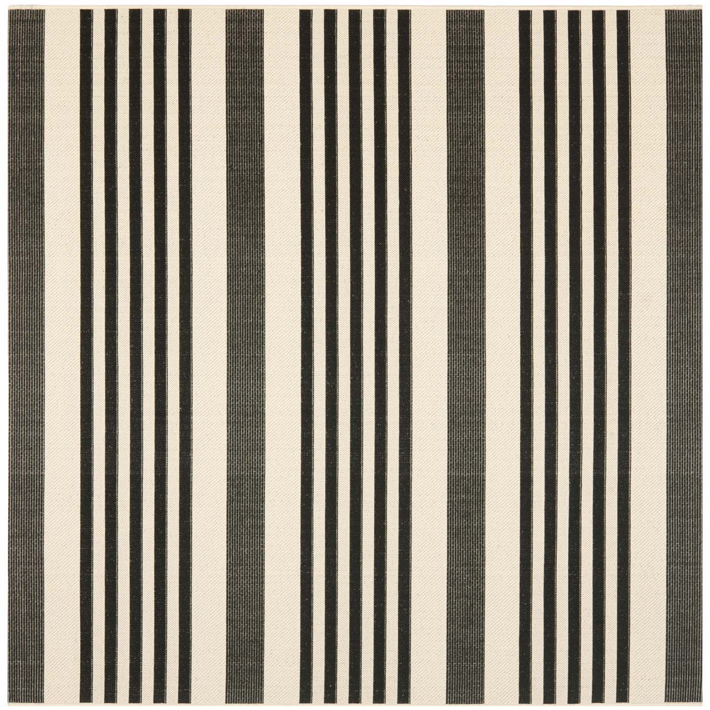 Safavieh Courtyard 062 Rug, CY6062 - Black / Bone