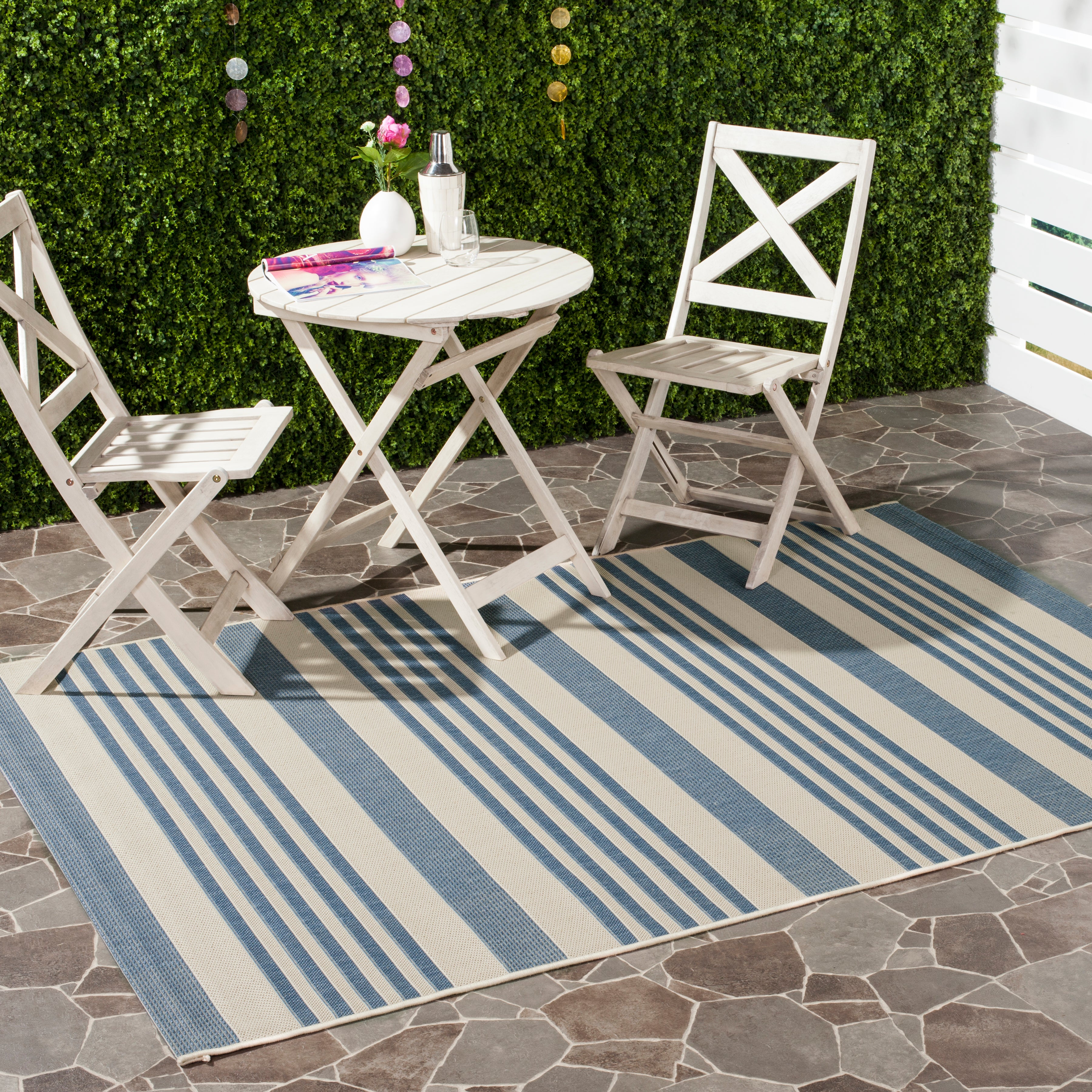 Safavieh Courtyard 062 Rug, CY6062 - Beige / Blue