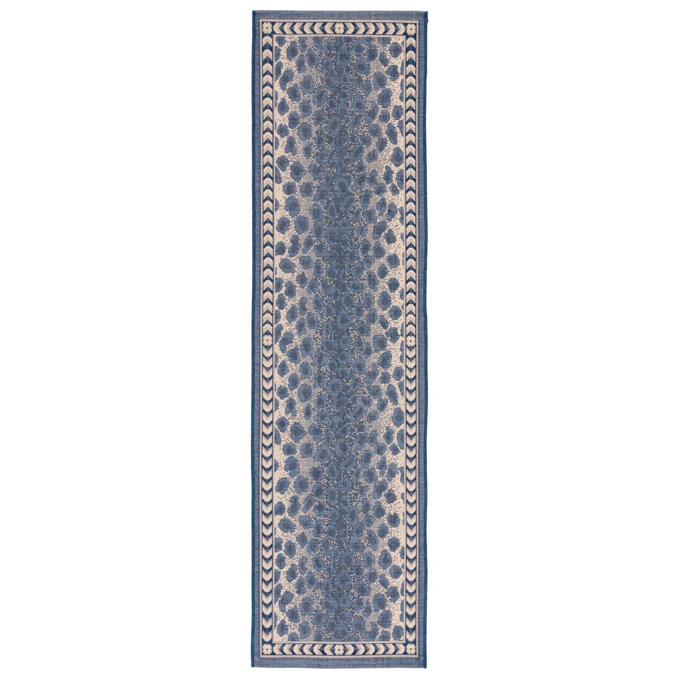 Safavieh Courtyard 100 Rug, CY6100 - NAVY / BEIGE