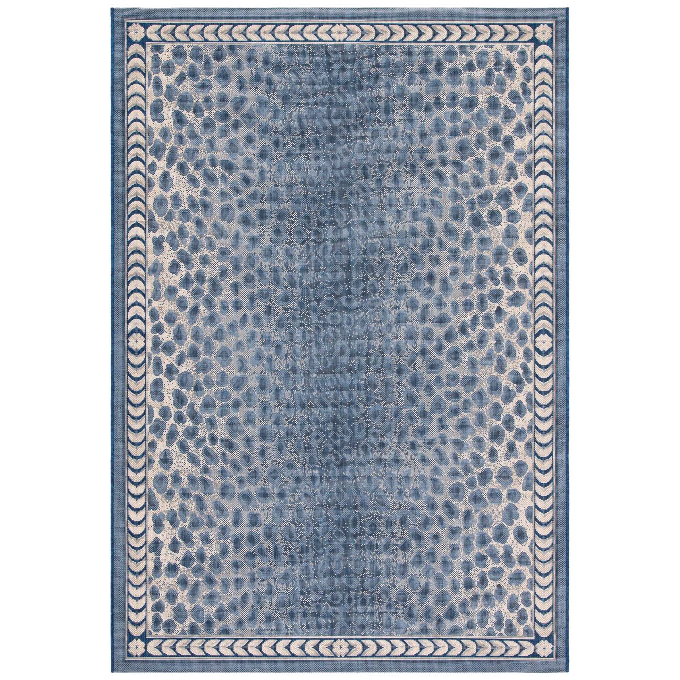 Safavieh Courtyard 100 Rug, CY6100 - NAVY / BEIGE