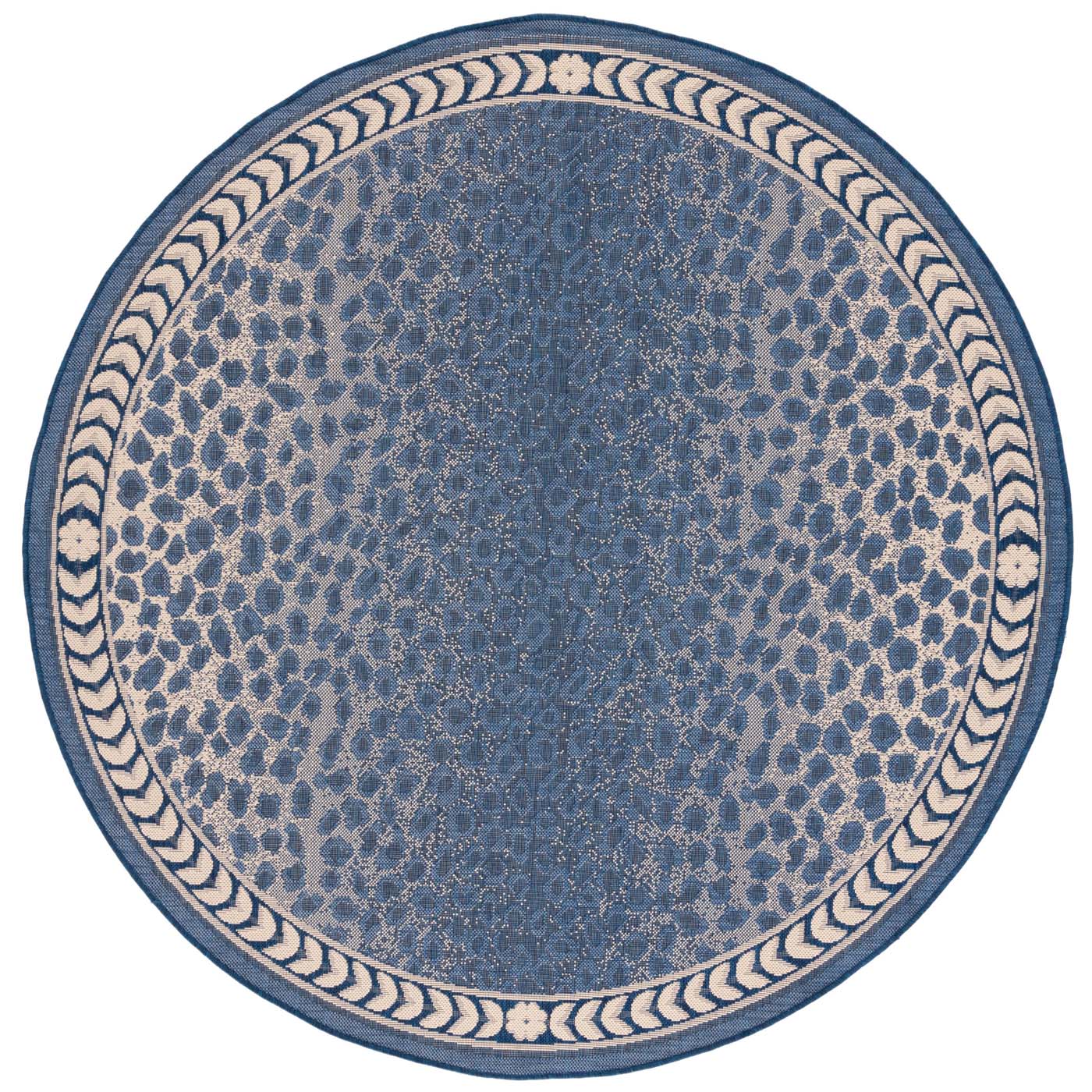 Safavieh Courtyard 100 Rug, CY6100 - NAVY / BEIGE