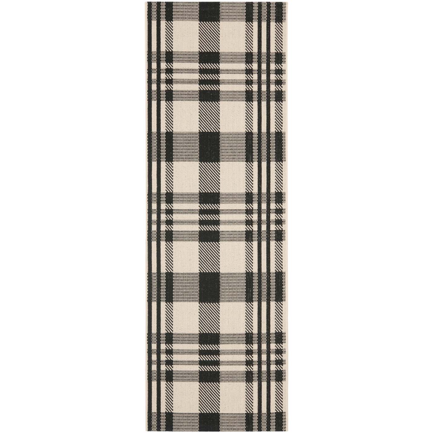 Safavieh Courtyard 201 Rug, CY6201 - Black / Bone