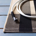 Safavieh Courtyard 201 Rug, CY6201 - Black / Bone