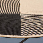 Safavieh Courtyard 201 Rug, CY6201 - Black / Bone