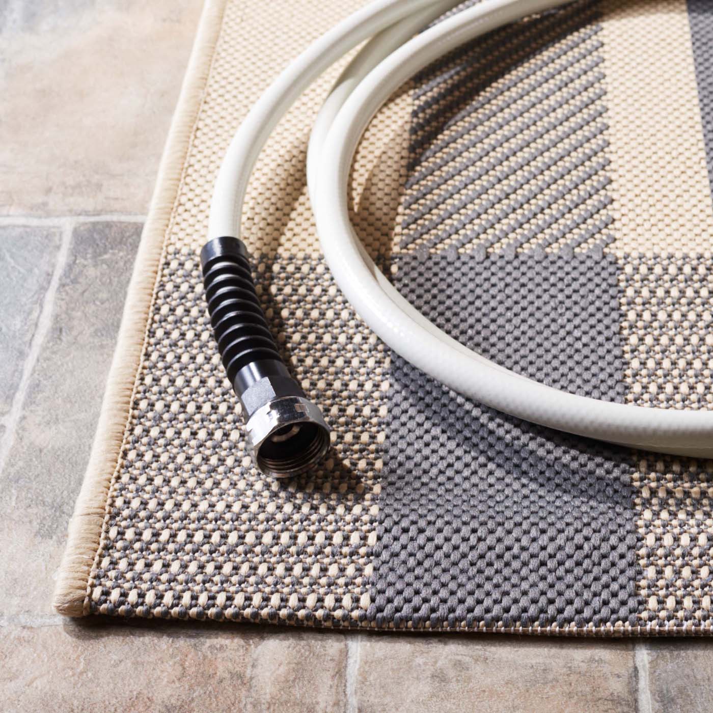 Safavieh Courtyard 201 Rug, CY6201 - Grey / Bone