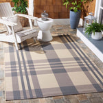 Safavieh Courtyard 201 Rug, CY6201 - Grey / Bone