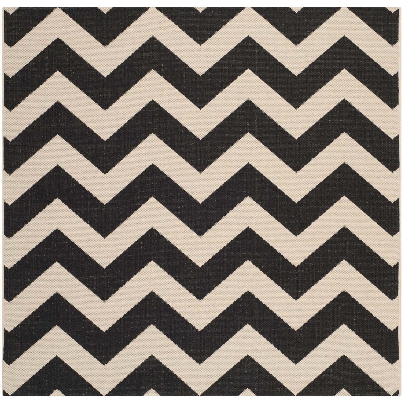 Safavieh Courtyard 244 Rug, CY6244 - Black / Beige