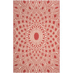 Safavieh Courtyard 616 Rug, CY6616 - RED / BEIGE