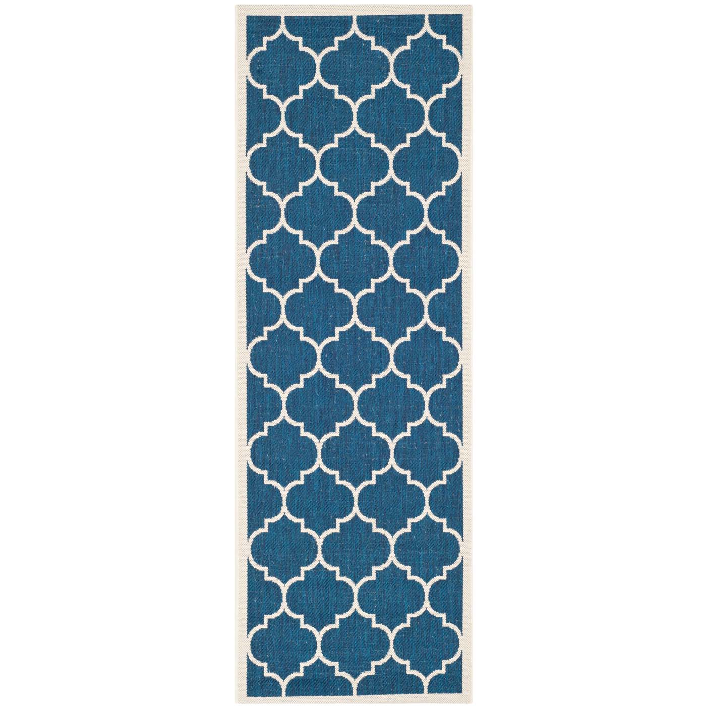 Safavieh Courtyard 914 Rug, CY6914 - Navy / Beige