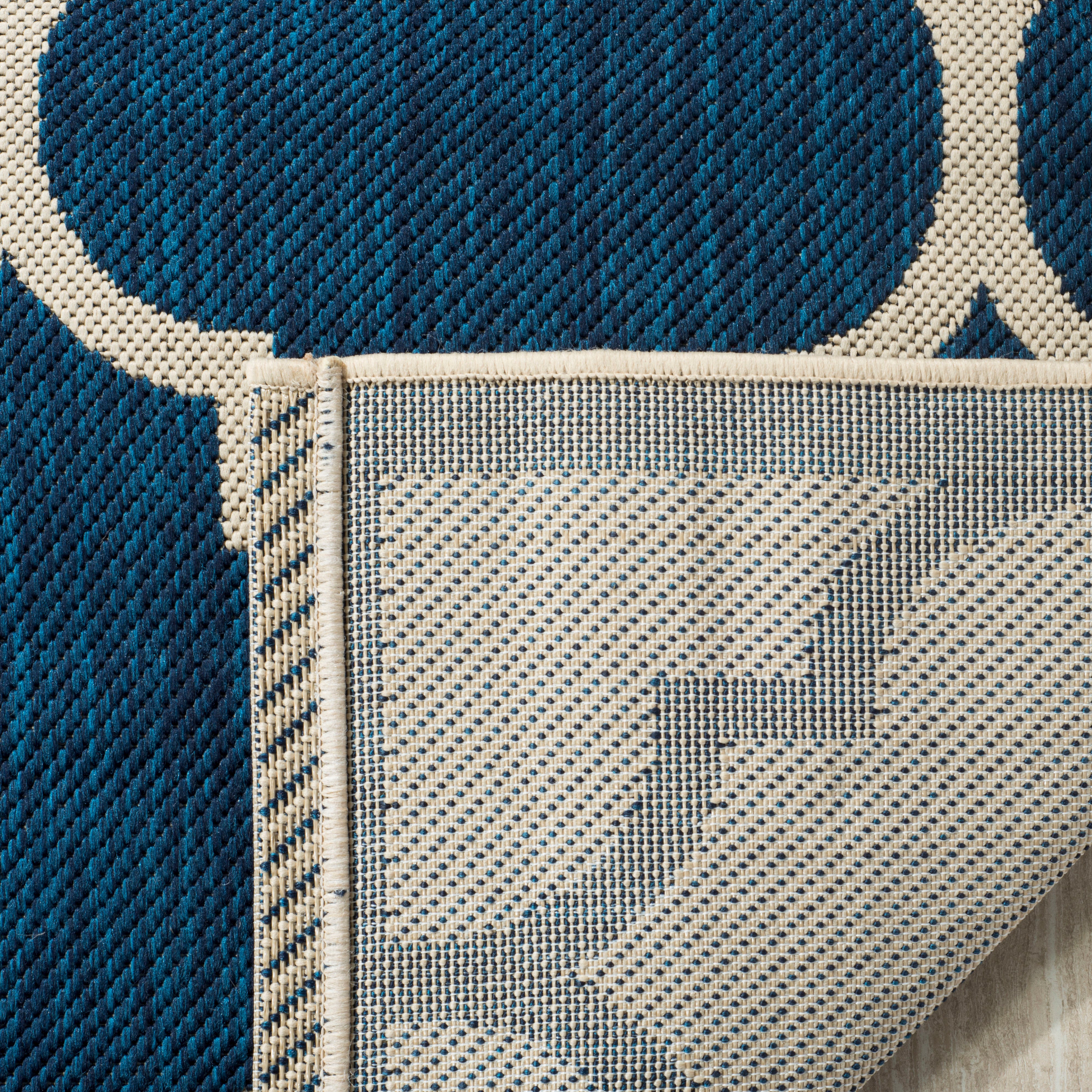 Safavieh Courtyard 914 Rug, CY6914 - Navy / Beige