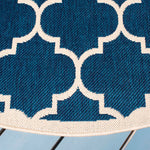 Safavieh Courtyard 914 Rug, CY6914 - Navy / Beige