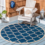 Safavieh Courtyard 914 Rug, CY6914 - Navy / Beige