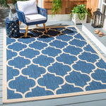 Safavieh Courtyard 914 Rug, CY6914 - Navy / Beige