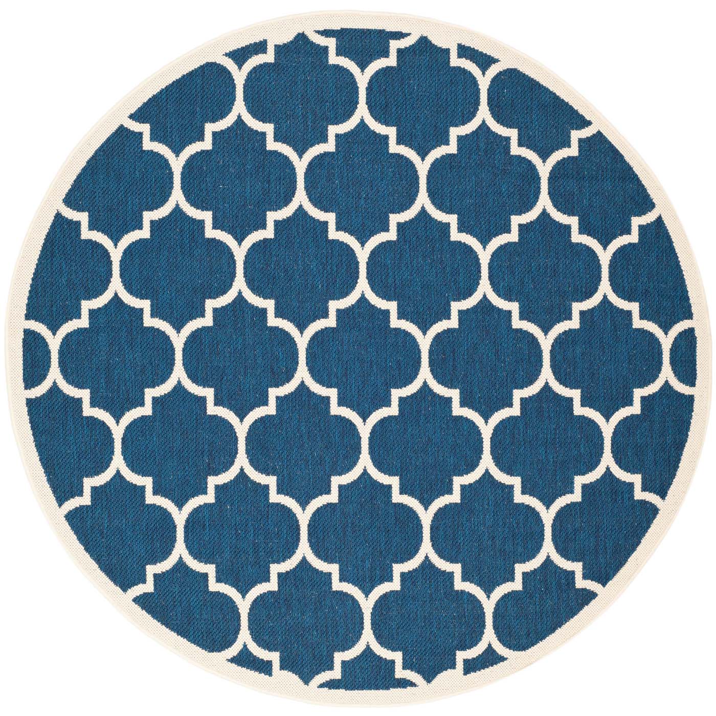Safavieh Courtyard 914 Rug, CY6914 - Navy / Beige