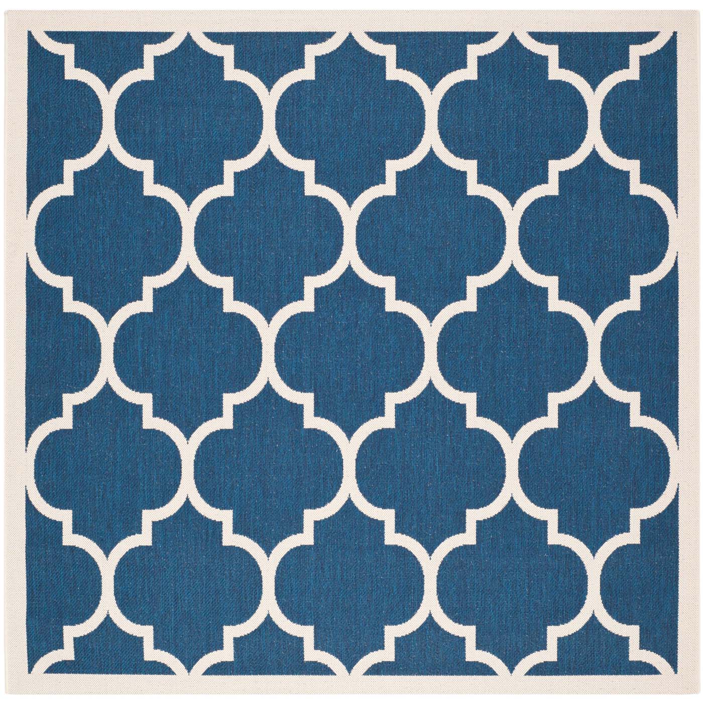 Safavieh Courtyard 914 Rug, CY6914 - Navy / Beige