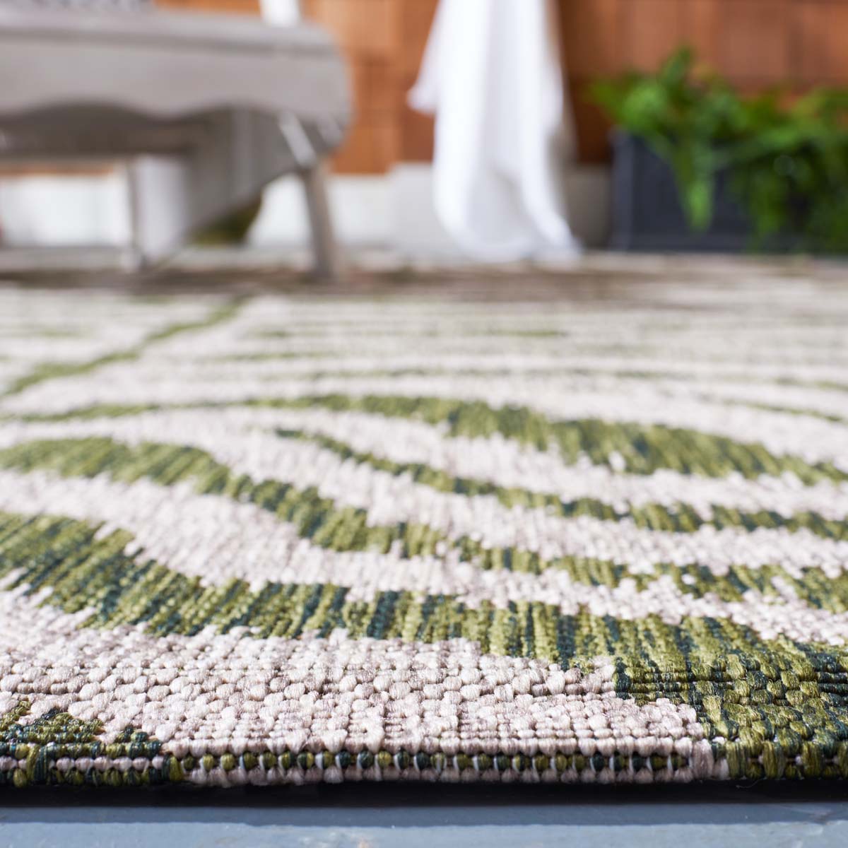 Safavieh Courtyard 444 Rug, CY8444 - GREY / GREEN