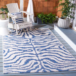 Safavieh Courtyard 444 Rug, CY8444 - IVORY / NAVY