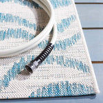 Safavieh Courtyard 444 Rug, CY8444 - IVORY / AQUA