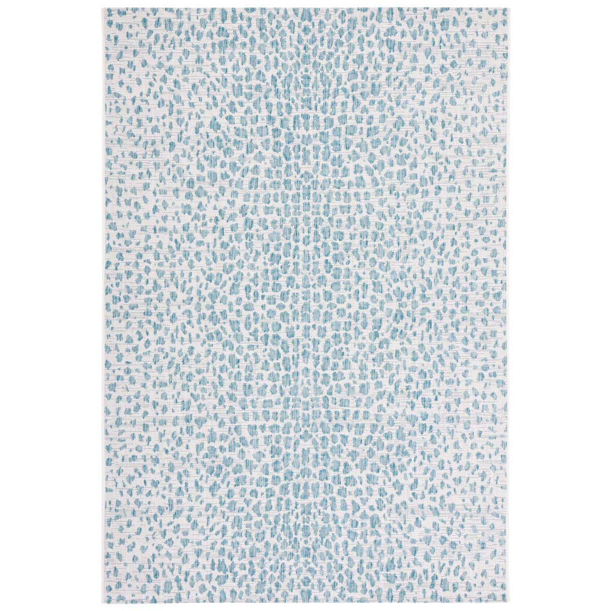 Safavieh Courtyard 444 Rug, CY8444 - IVORY / AQUA