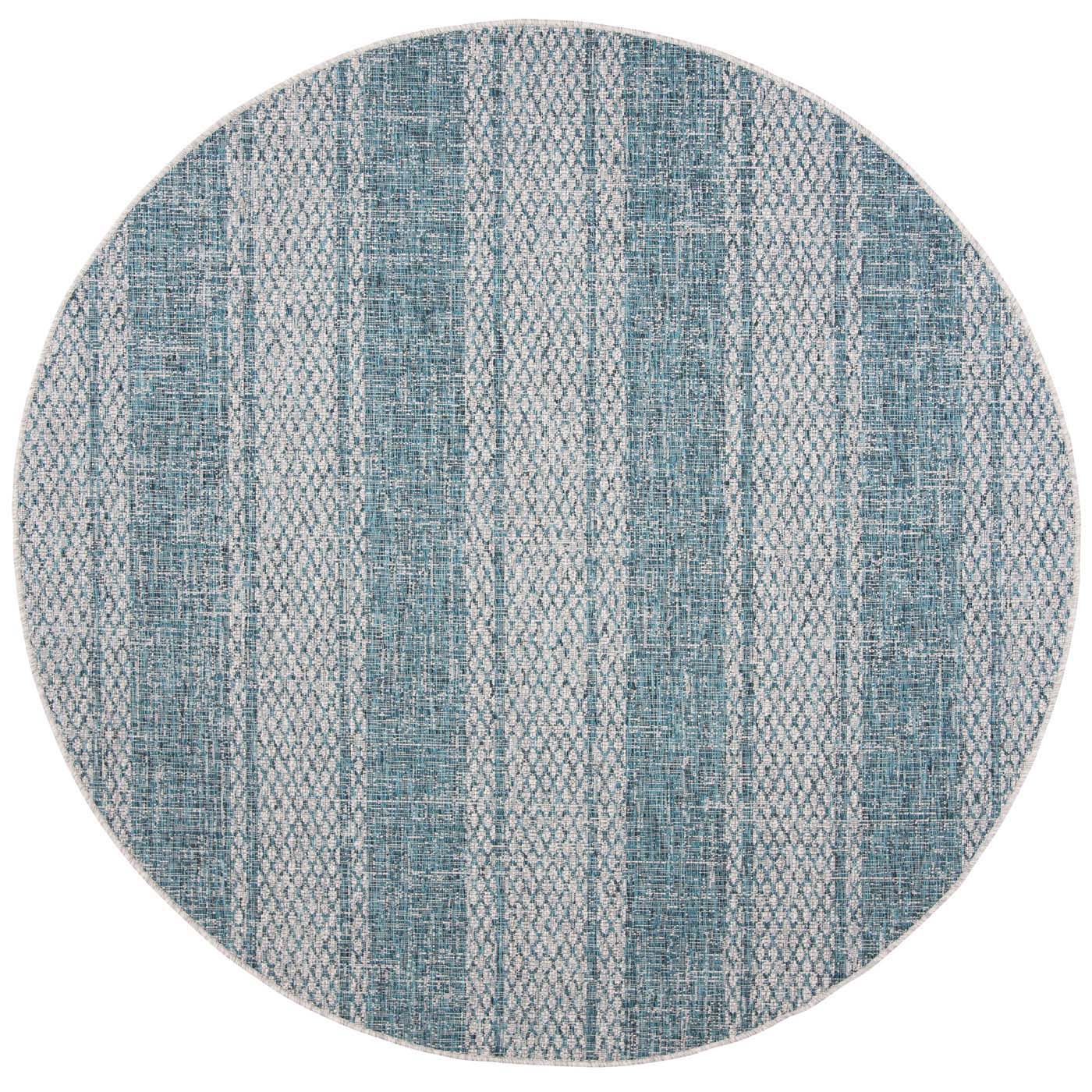 Safavieh Courtyard 736 Rug, CY8736 - LIGHT GREY / TEAL