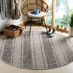 Safavieh Courtyard 736 Rug, CY8736 - LIGHT GREY / BLACK