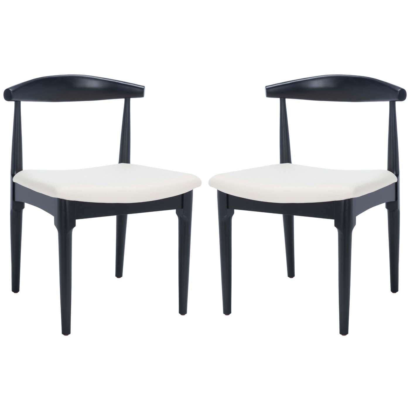 Safavieh Lionel Retro Dining Chair , DCH1003 - Black / White