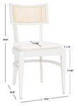 Safavieh Galway Cane Dining Chair , DCH1007 - White / Natural