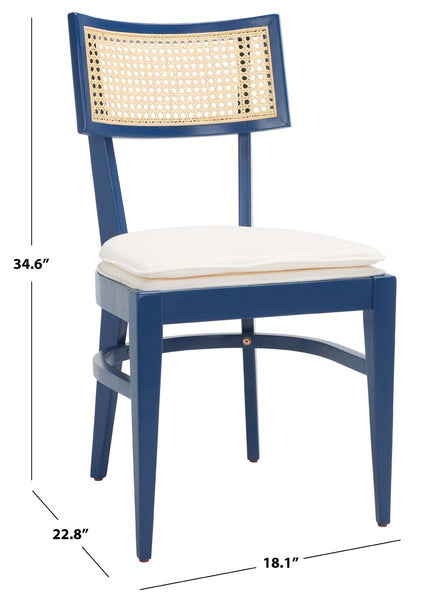 Safavieh Galway Cane Dining Chair , DCH1007 - Navy