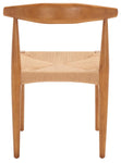 Safavieh Dagney Woven Chair , DCH1008 - Walnut Body / Natural Woven Seat