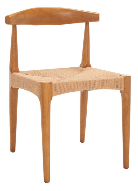 Safavieh Dagney Woven Chair , DCH1008 - Walnut Body / Natural Woven Seat