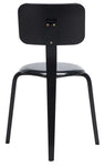 Safavieh Jo Upholstered Stackable Dining Chair , DCH1009 - Black