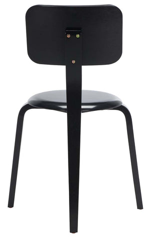 Safavieh Jo Upholstered Stackable Dining Chair , DCH1009 - Black