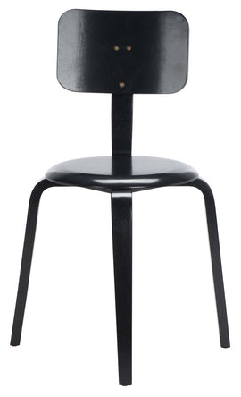Safavieh Jo Upholstered Stackable Dining Chair , DCH1009 - Black