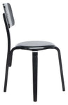 Safavieh Jo Upholstered Stackable Dining Chair , DCH1009 - Black