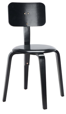 Safavieh Jo Upholstered Stackable Dining Chair , DCH1009 - Black