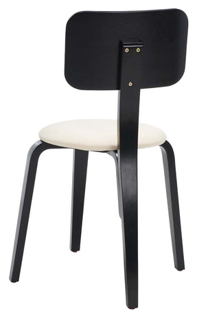 Safavieh Luella Stackable Dining Chair , DCH1010 - Black / Cream