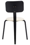 Safavieh Luella Stackable Dining Chair , DCH1010 - Black / Cream