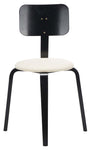 Safavieh Luella Stackable Dining Chair , DCH1010 - Black / Cream