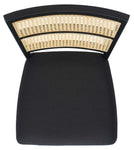 Safavieh Toril Dining Chair (Set of 2) , DCH1013 - Black / Black / Natural